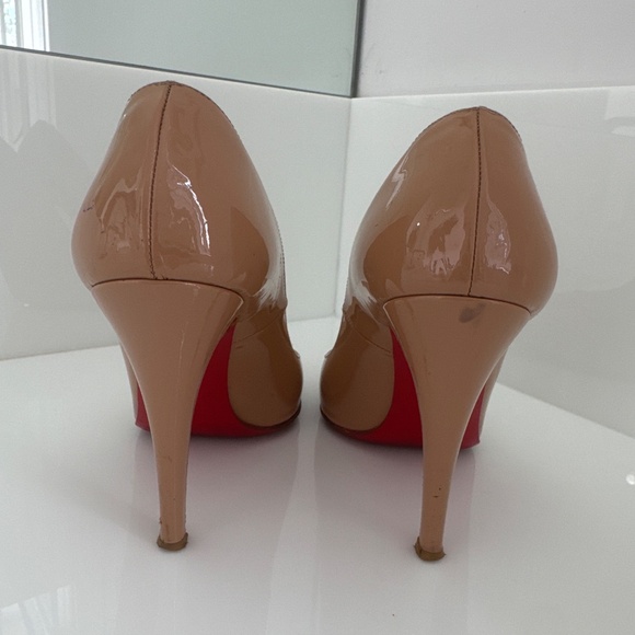 Nude Patent Pumps - Picture 6 of 7